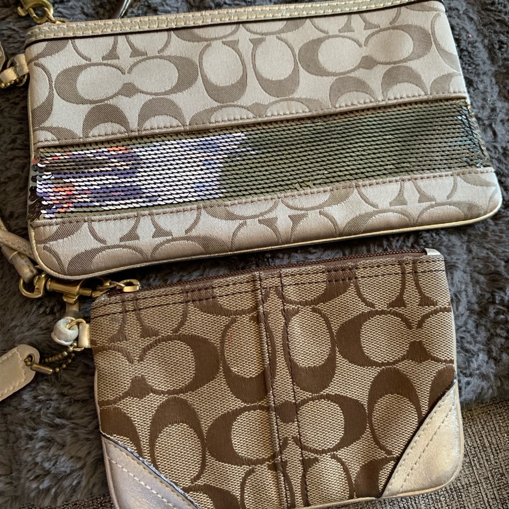 Authentic Coach Wristlets